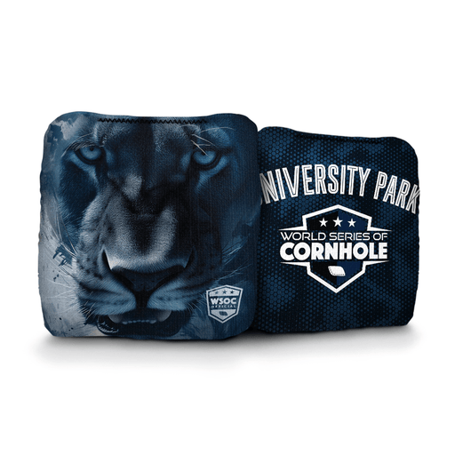 Cornhole Bags White World Series of Cornhole 6-IN Professional Cornhole Bag Rapter - Penn State Nittany Lions