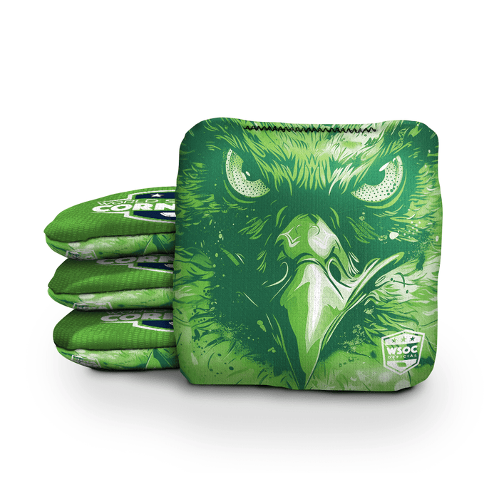 Cornhole Bags World Series of Cornhole Official 6-IN Professional Cornhole Bag Rapter - Seattle Seahawks