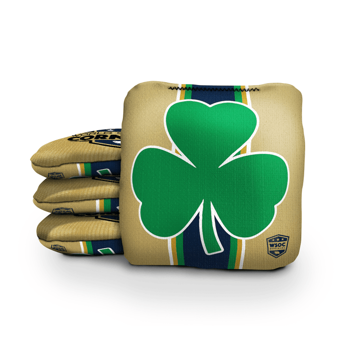 Cornhole Bags World Series of Cornhole Official 6-IN Professional Cornhole Bag Rapter - Notre Dame Fighting Irish