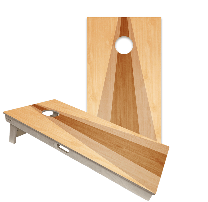 Cornhole Boards World Series of Cornhole Official 2' x 4' Professional Cornhole Board Runway 2402P - Wood Triangle