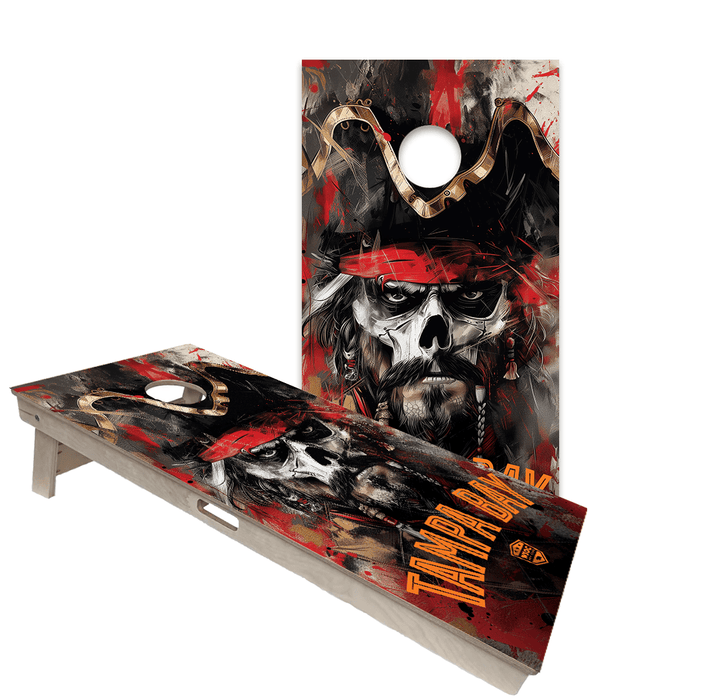Cornhole Boards World Series of Cornhole Official 2' x 4' Professional Cornhole Board Runway 2402P - Tampa Bay Buccaneers