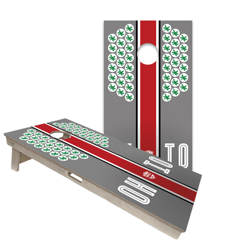 Cornhole Boards World Series of Cornhole Official 2' x 4' Professional Cornhole Board Runway 2402P - Ohio State Buckeyes