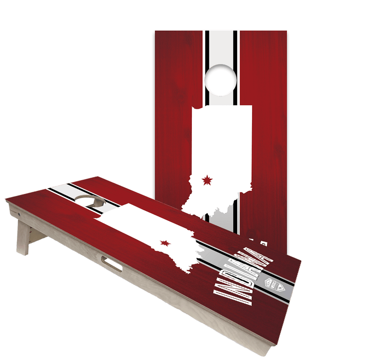 Cornhole Boards World Series of Cornhole Official 2' x 4' Professional Cornhole Board Runway 2402P - Indiana Hoosiers