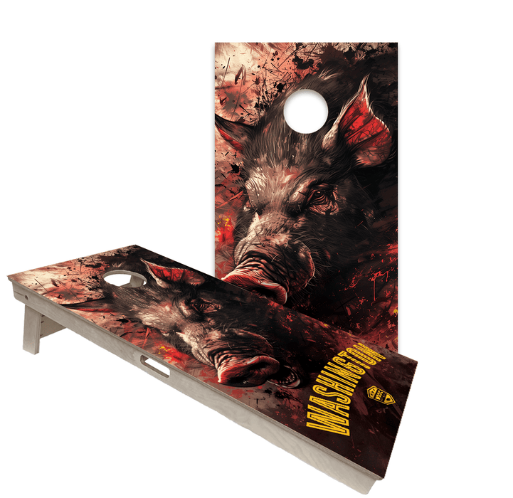 Cornhole Boards World Series of Cornhole Official 2' x 4' Professional Cornhole Board Runway 2402P - Washington Commanders