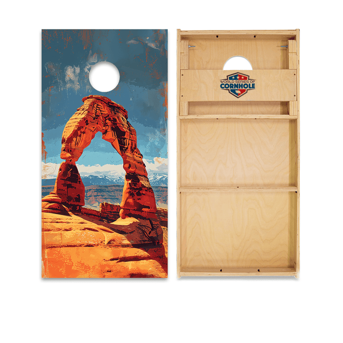 Cornhole Boards World Series of Cornhole Official 2' x 4' Professional Cornhole Board Runway 2402P - Arches National Park