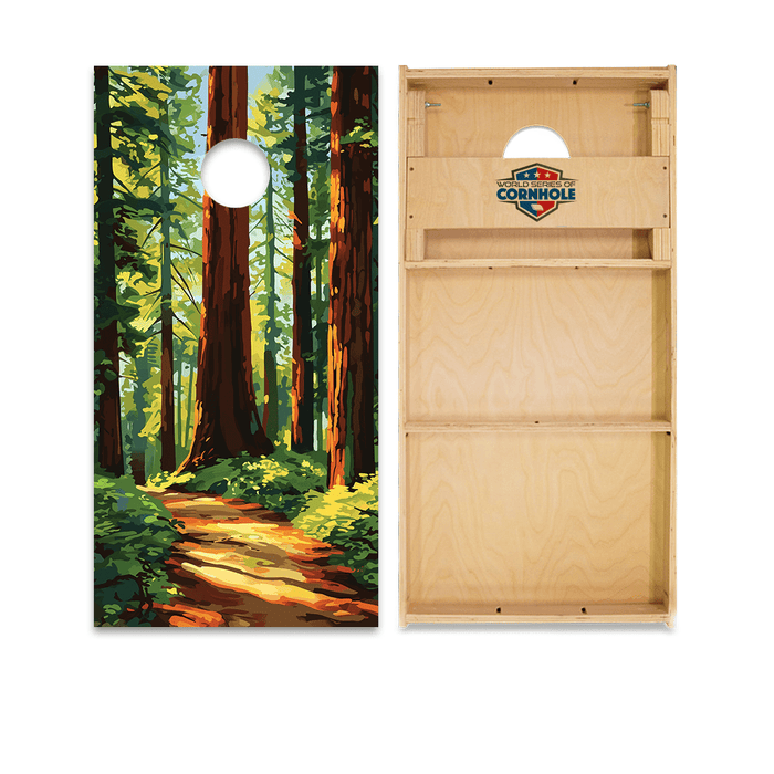 Cornhole Boards World Series of Cornhole Official 2' x 4' Professional Cornhole Board Runway 2402P - Redwood National Park