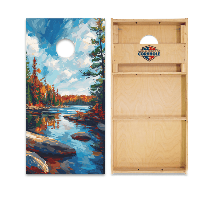 Cornhole Boards World Series of Cornhole Official 2' x 4' Professional Cornhole Board Runway 2402P - Voyageurs National Park
