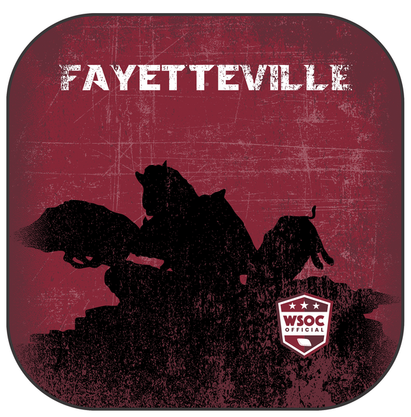 Arkansas Razorbacks Fayetteville - 6 Inch WSOC Official Pro Cornhole Bags