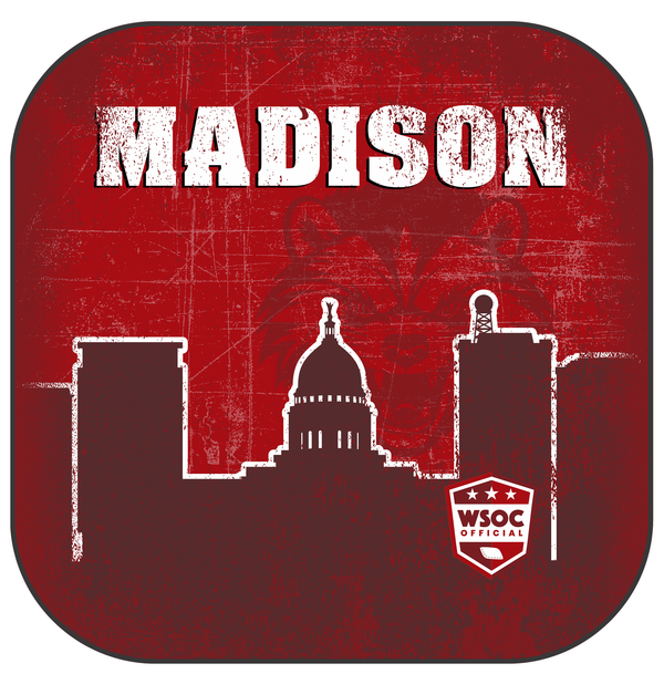 Wisconsin Badgers Madison - 6 Inch WSOC Official Pro Cornhole Bags