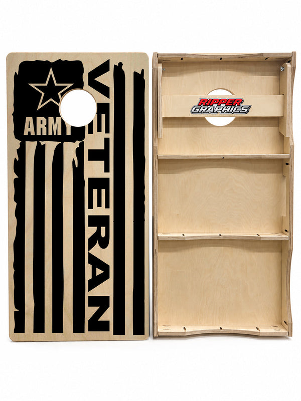 Army Veteran Cornhole Design