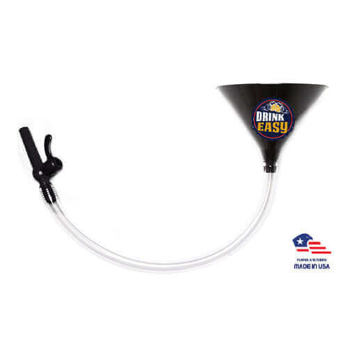 Beer Bong Black / 2 Feet Ultimate Beer Funnel with Valve