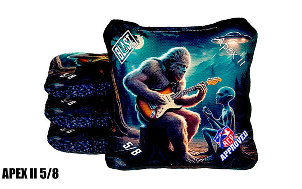 Cornhole Bag Sasquatch and Alien Apex II (5/8) - ACO Approved Pro Bag