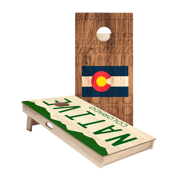 Colorado Native Star Cornhole Boards