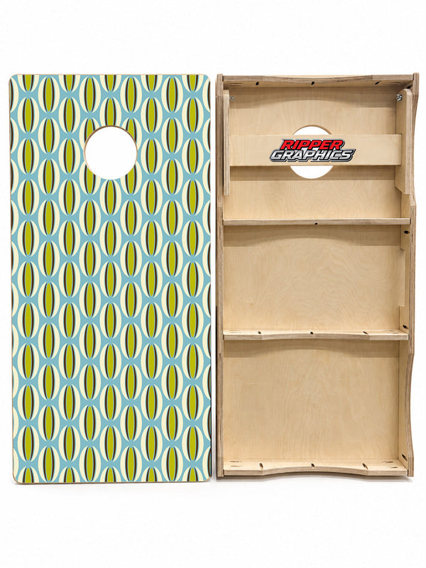 70's Retro Design Cornhole Design