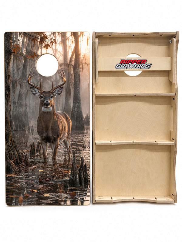 Deer Buck Hunting Cornhole Design