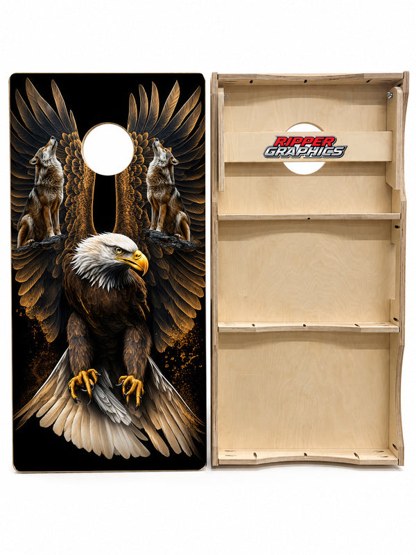 Bald Eagle Cornhole Design