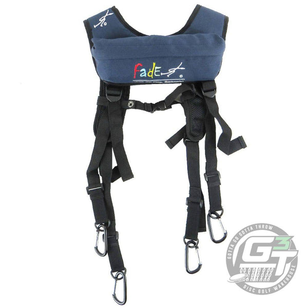 Bag Blue Fade Gear WeatherGuard Suspenders Disc Golf Bag Backpack Strap