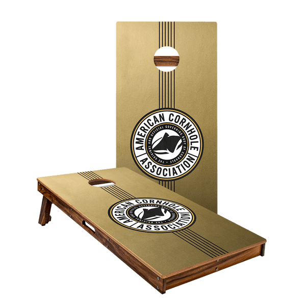 Gold Champ Stripes Gold Series Cornhole Boards