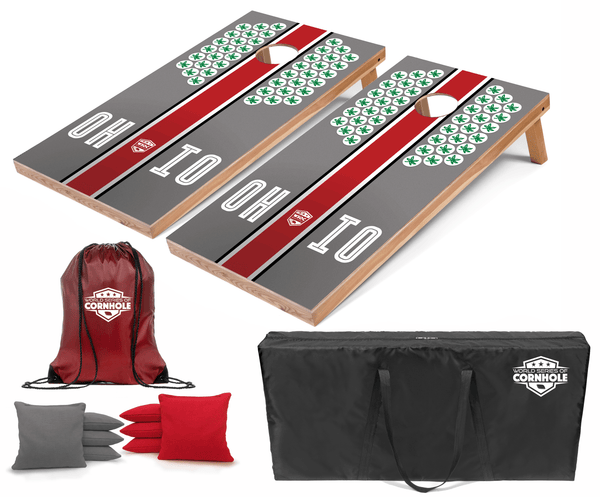 Recreational Cornhole Set World Series of Cornhole Recreational Cornhole Set - Ohio State Buckeyes Boards with Scarlet and Gray Bags