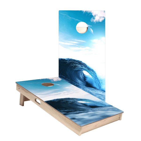 Ocean Wave Star Cornhole Boards