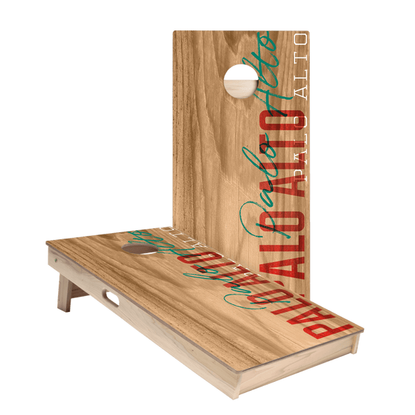 Palo Alto Campus Gameday Star Cornhole Boards