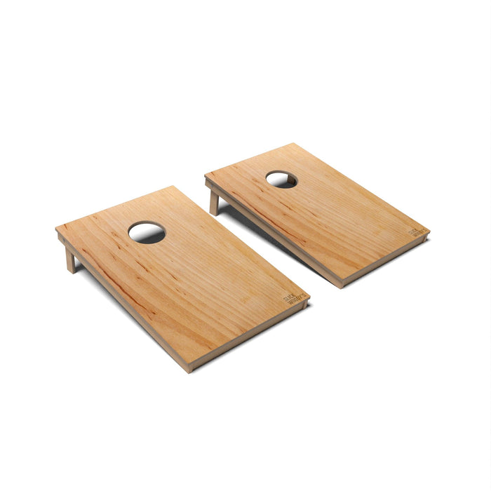 Cornhole Board Natural Wood Cornhole Boards - Tailgate