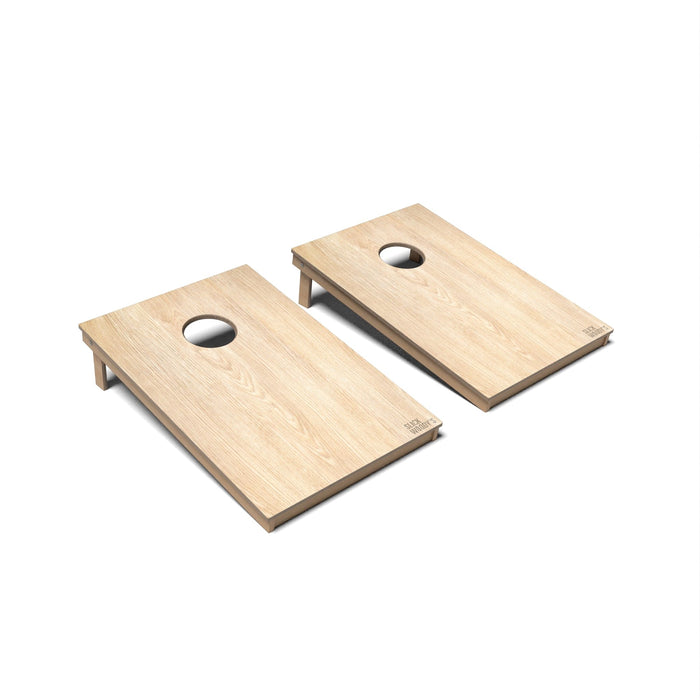 Cornhole Board Natural Wood Cornhole Boards - Tailgate