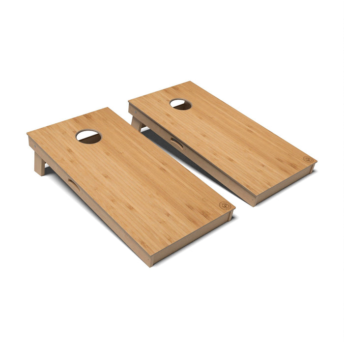 Natural Wood Cornhole Boards - Professional Signature
