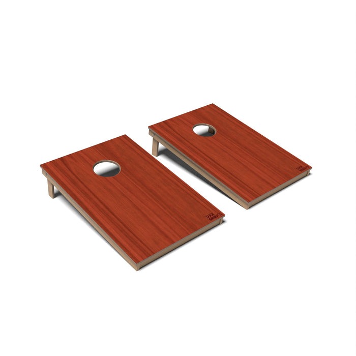Natural Wood Cornhole Boards - Tailgate