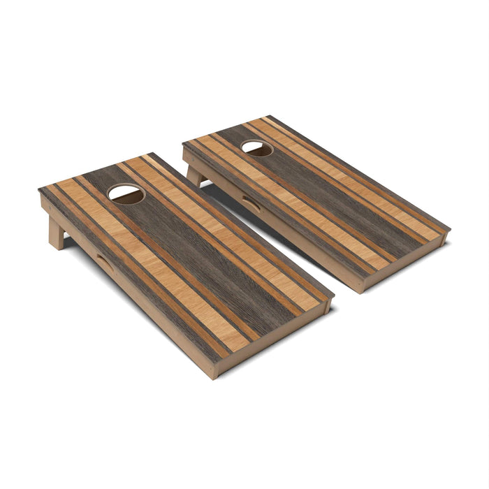 Cornhole Board Geometric Wood Cornhole Boards - Professional Signature