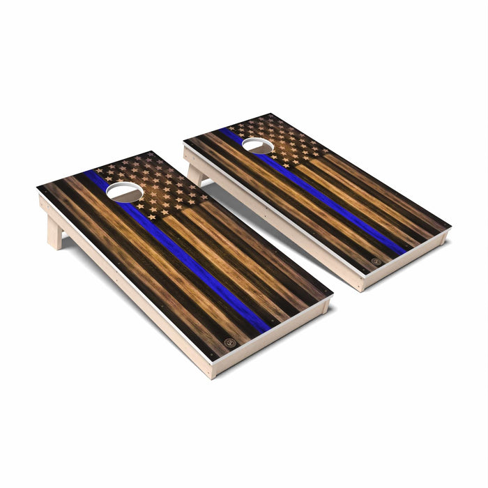 Cornhole Board Thin Line Flag Cornhole Boards - All Weather
