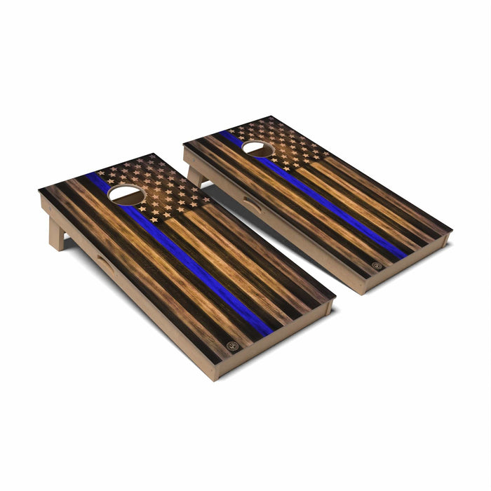 Cornhole Board Thin Line Flag Cornhole Boards - Professional Signature