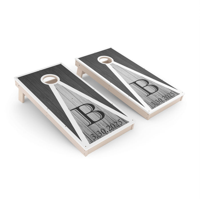 Cornhole Board Monogrammed Custom Cornhole Boards - All Weather