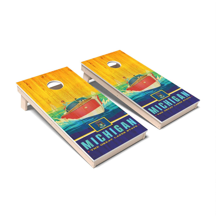 Cornhole Board Michigan Cornhole Boards - All Weather