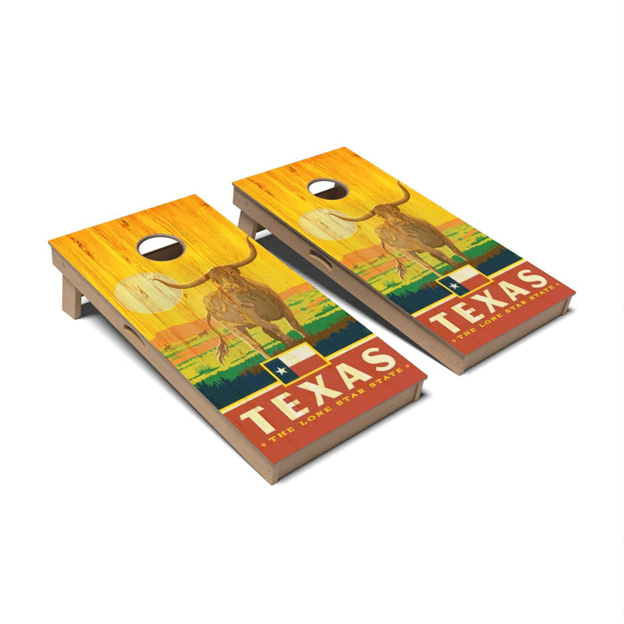 Cornhole Board Texas Cornhole Boards - Professional Signature
