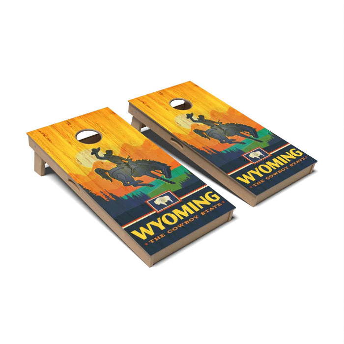 Cornhole Board Wyoming Cornhole Boards - Professional Signature