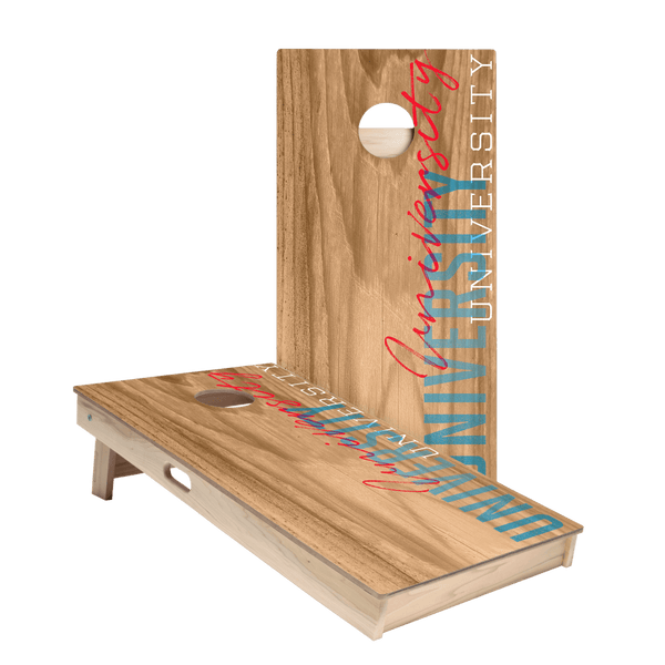 University Campus Gameday Star Cornhole Boards