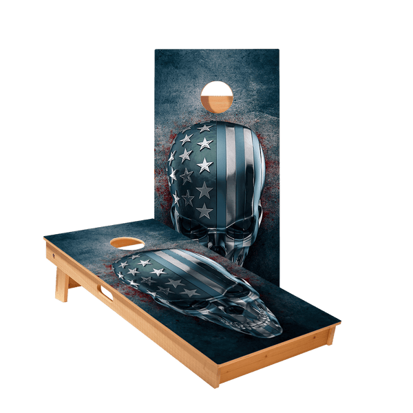 USA Skull Star Cornhole Boards