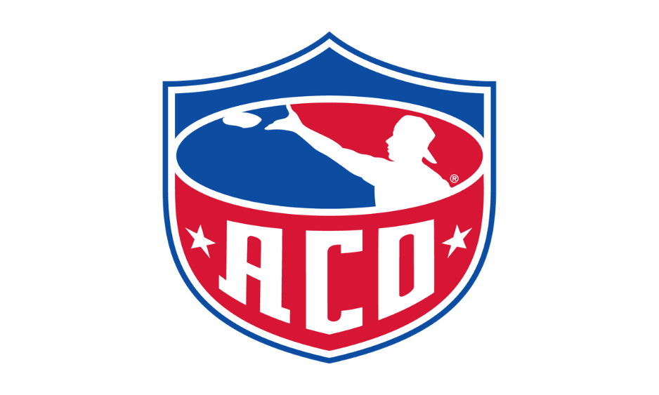 ACL and ACO cornhole bag sets compared side by side on a regulation board