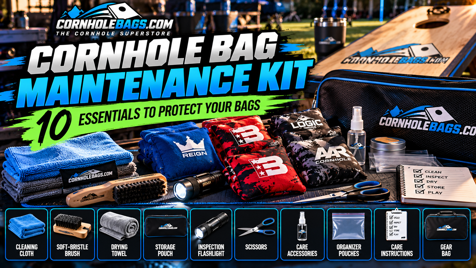 cornhole bags with tips and tricks to keep them in the best shape