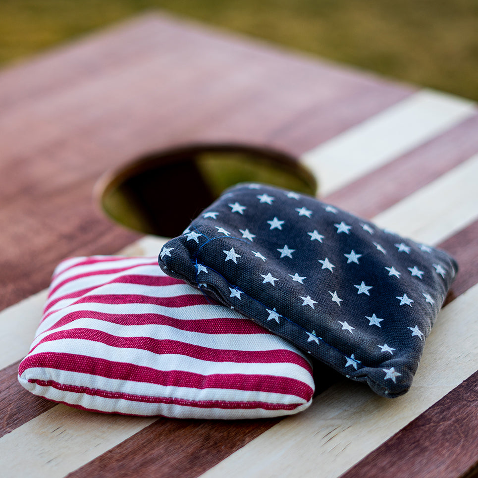 Celebrating Tradition with American Flag Cornhole Bags