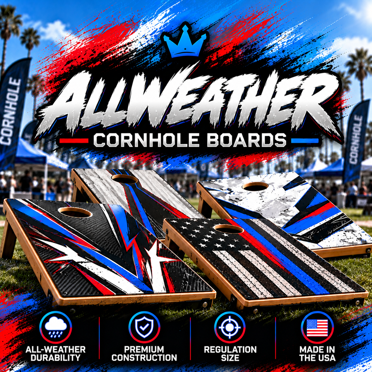 All-Weather Cornhole Boards