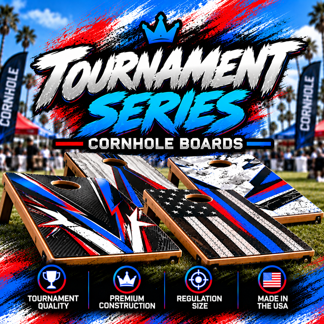 Tournament Cornhole Boards