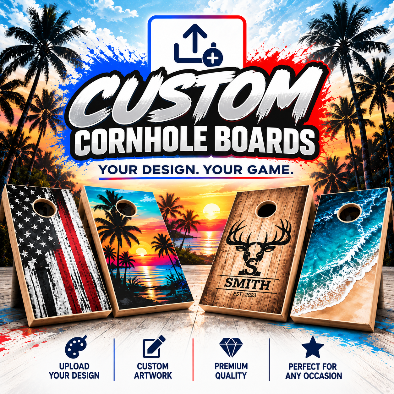Custom Cornhole Boards