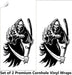 White Reaper Cornhole Boards Wraps (Set of 2)