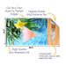 Palm Tree Ocean Cornhole Boards Wraps (Set of 2)