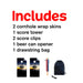 Cartoon Jet Cornhole Boards Wraps (Set of 2)