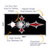 Cross Skull Cornhole Boards Wraps (Set of 2)