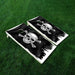 Pirate Skull Cornhole Boards Wraps (Set of 2)