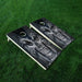 Large Creepy Skull Cornhole Boards Wraps (Set of 2)